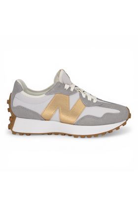 Sneaker donna New Balance 327 colore grigio. NEW BALANCE | W327-9NT